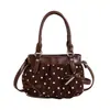 Bolsa de Grande Capacidade para o Dia a Dia para Mulheres 2026 Novo Estilo Tendência Outono Popular Fashionável Elegante Bolsa de Ombro Única Bolsa de Ombro