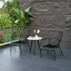 Mesas y sillas de ratán para patio, mesas y sillas de té para ocio al aire libre, muebles para sala de estar al aire libre, juego de mesa y sillas, adecuado para villas en jardines
