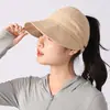 Sombrero de Protección Solar para Mujer 2026 Nuevo Modelo Secado Rápido Estilo Delgado Mismo Estilo que Ruth Sombrero de Sol Gorra de Béisbol Sombrero de Sol Sombrero de Pescador