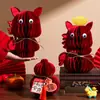 Adorno 2026 Año del Caballo Origami Rojo Tienda Festiva Decoración para Año Nuevo Chino Sala de Estar Decoración Estilo Chino Nuevo Adorno Colgante