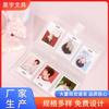 Álbum de Cartões Pequeno Álbum de Armazenamento de Ídolos de Quatro Compartimentos Álbum de Fotos Polaroid DIY Grande Capacidade Atacado Álbum de Coleção