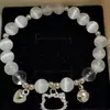 Pulsera Popular Gato Kt Hellokitty Mismo Estilo Douyin Pulsera Pareja DIY Cuentas Hechas a Mano para Mejor Amigo y Novia