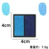 Creación de Pintura para Niños DIY Graffiti Pintura de Dedos Almohadilla de Tinta 4*4 Fondo Negro Almohadilla de Tinta Bicolor Suministros de Graffiti Artístico
