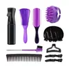 Peine de Peluquería, Peine de Nueve Filas para Estilista de Salón, Peine Masajeador, Cojín de Aire, Peine para Cabello Liso, Set de Herramientas de Pinzas para el Cabello