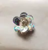 Parches Florales de Lentejuelas Hechos a Mano DIY Pegatinas de Tela de Flor con Lentejuelas y Perlas para Ropa, Sombreros, Bolsos, Zapatos Appliques Decorativos Accesorios