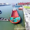 Barcaza Grande, Barco de Transporte de Carga Fluvial y Lacustre, Transbordador, Embarcación de Servicio de Suministro Directo de Fábrica, Remolcador