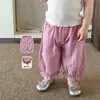 Ropa para Niños Zhe Li Pantalones para Niñas Verano Estilo Delgado 2026 Casual para Niños Pantalones Jogger Anti-Mosquitos Pantalones Capri para Bebé Niña Clase A