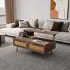Amazon Muebles de sala de estar simples mesa de centro de ratán elevable dedicada transfronteriza mesa de centro de fábrica al por mayor mesa de centro