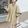 Gabardina corta de alta gama, moderna y elegante para mujer, única y hermosa, juvenil y de nicho, abrigo de otoño estilo coreano