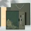 Caderno A5 Guochao Personalizado Cultura de Escritório Diário de Estudante Negócios Estilo Chinês Bloco de Notas Portátil