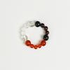 Venta Caliente Transfronteriza Pulsera de Cristal Natural de 12 Constelaciones Colgante de Piedra de Doce Estrellas Citrino Ágata Roja para Hombres y Mujeres