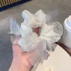 Elástico de Cabelo com Laço de Organza Super Fada, Acessório de Cabelo de Moda de Alta Qualidade