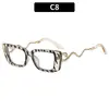 Gafas de sol personalizadas de moda con patillas en forma de serpiente, Gafas de sol de moda europeas y americanas transfronterizas, Gafas de sol retro de alta gama
