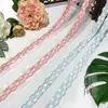 Encaje Bordado en el Borde del Cuello Accesorios de Encaje Cuello Bordado Dinastía Han Encaje de Gasa para Cortina Borde Bordado Decoración DIY