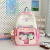 Mochila Estilo Japonês Ins de Alto Valor Estético, Mochila Fofa de Grande Capacidade para Alunos do Ensino Fundamental II e Médio, Mochila da Moda Tendência