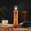 Botella de vino de ginseng de vidrio de alta gama 2 jin 1 Jin botella de vidrio para vino de ginseng para el hogar botella de vino medicinal sellada caja de regalo