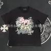 Marca Nueva Transfronteriza de Moda SYNA WORLD Camiseta de Manga Corta Estampada con Letras Hip Hop Streetwear Americano Verano Nuevo para Hombre