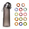 Vaso de agua con aroma, 0 azúcar, 0 calorías, 650 ml, vaso con 14 anillos de frutas saborizados, hecho de material Tritan, en stock