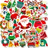 Adesivos de Natal, Sinos de Aparência Elevada, Meias de Boneco de Neve, Adesivos do Papai Noel, Materiais para Livro de Colorir DIY, Adesivos Criativos