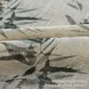Cortinas de lino estéticas estilo Song, Pantallas de ventana Zen de bambú con paisaje estilo chino nuevo, Sala de estudio de estilo clásico chino antiguo