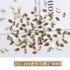 Nova broca de unhas de champanhe Venda por atacado vidro em forma de diamante plano especial Internet celebridade pequeno amor diamante gota de água decorações de unhas