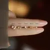 Joias de Prata Beixi Brincos de Prata Esterlina S925 Coração Simples Champanhe Brilhante Fresco e Gentil Piercing na Orelha Brincos de Zircônia