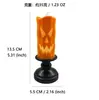 Adereços Decorativos de Halloween Crânio Abóbora Luz de Vela LED Vela Luminosa Abóbora Alta Decorativa Crânio Vela