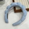 Diadema de Aro para Cabello Rizado Estilo Pan Nube Material de Toalla Coreana Hebilla para la Cabeza Alta Diadema para Mujer Accesorios para el Cabello