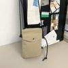 Bolsa Cruzada Pequeña de Nailon Estilo Japonés Nueva Bolsa Vertical para Teléfono Cartera Sencilla Casual Bolsa para Audífonos Bolsa Cruzada de Tela para Mujer
