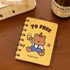 Cuaderno Espiral Original Tengyi con Forma de Animal Pequeño para Niñas, Bloc de Notas Portátil, Cuaderno de Mensajes de Alto Valor para Estudiantes