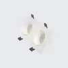 Anillo de Soporte para Foco Gu10 Soporte de Techo Empotrado Mr16 Luz de Rejilla Iluminación Rectangular de Doble Cabezal