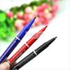 Zhipai 130 marcador aceitoso pequeño de doble punta pluma de gancho pluma para CD pluma de metal resistente al desgaste que no se desvanece Rojo Azul Negro