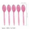 Amazon Tema Lazo Rosa Decoraciones de Mesa para Fiesta de Cumpleaños Platos de Papel Desechables Vasos de Papel Banderines