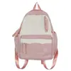 Mochila Verão Novo Estilo Mochila Dopamina Estilo Universitário Bolsa Escolar para Alunos do Ensino Fundamental II e Médio Mochila de Viagem de Grande Capacidade