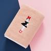 [Estilo Pareja] Juego de Toallas de Baño Bordadas de Terciopelo Coral para Hombres y Mujeres, Toalla Facial Absorbente de Secado Rápido para el Hogar, Superventas Transfronterizo