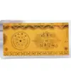 Billetes Conmemorativos Producción Personalizada Billetes de Oro Tarjetas de Oro Billetes de Colores Souvenirs de Transferencia Regalos de Venta Billetes de Plata 999 Sobres Rojos