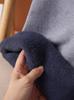 Otoño e Invierno Nuevo Engrosado Suelto Combinable Casual Recto Pierna Ancha Barrido de Piso Amigable con la Piel Cálido Forrado de Felpa Pantalón Tejido