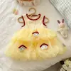 Vestido sin mangas para niña, Vestido de princesa abullonado dulce y lindo de verano para niños, Vestido tipo chaleco para bebé