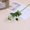 Flores Artificiais 3 Girassóis Decoração de Casa Sala de Estar Floricultura Flores Artificiais Girassol Salão de Casamento Combinação Flores de Seda