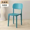 Sillas de Plástico para Uso Doméstico, Sillas de Comedor Engrosadas, Mesas y Sillas de Comedor de Restaurante de Moda, Taburetes Comerciales Minimalistas Modernos, Sillas de Estilo Nórdico con Respaldo