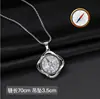 Collar de Acero de Titanio para Hombre, Colgante de Letra de Moda Hip-Hop, Cadena para Suéter Estilo Coreano, Collar Largo Estilo Lujo Ligero, Venta al por Mayor de Joyería