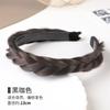 Faixa de Cabelo Trançada Estilo Yang Zi para Mulheres com Dentes, Acessório de Cabelo Antiderrapante, Presilha de Cabelo para Mulheres, Peruca Trançada Espinha de Peixe, Estilo Fresco para Cabelos Soltos