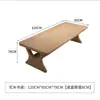 Escritorio Largo Doble Capa de Madera Maciza Multifuncional para Uso Doméstico, Escritorio de Oficina, Mesa de Tablero Grande, Sofá, Mesa de Estudio para Múltiples Personas