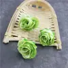 Flores artificiais pequenos botões de chá pequenas flores cabeças de flores casamento flores artificiais flores de seda DIY feito à mão flores decorativas cortinas de contas contas em fio