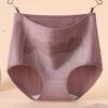 Ropa interior para madres de mediana edad y mayores, talla grande, algodón puro, cintura alta, control de abdomen, para gorditas, envoltorio sin costuras para cadera, tela grado 7A, alta elasticidad, sin apretar la cintura