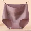 Ropa interior sin costuras de algodón puro de talla grande, de cintura alta, control de abdomen, que se ajusta a las caderas, para madres de mediana edad y mayores, con alta elasticidad y cintura no restrictiva, tela que levanta los glúteos