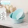 Lavabo de Plástico Engrosado para Dormitorios de Estudiantes, Tina para Baño de Bebé, Cubeta para Lavar Ropa, Lavabo Extra Grande al por Mayor con Texto Impreso, Lavabo de Cocina