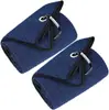 Toalla Fuerte Magnética de Rejilla de Piña Rejilla de Waffle Toalla para Pelota de Golf Toalla Deportiva con Mosquetón Absorción de Agua Impresión con Logo