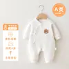 Roupas para Recém-Nascidos Outono Inverno Macacão Quente Roupa de Outono Recém-Nascido Algodão Puro Macacão de Inverno para Bebê Menina Roupa Íntima de Algodão Fina para Menino