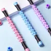 Rolo de relaxamento muscular engrenagem rolamento estudante corpo inteiro rolo de madeira bastão dente de lobo eixo de roda flexível multifuncional